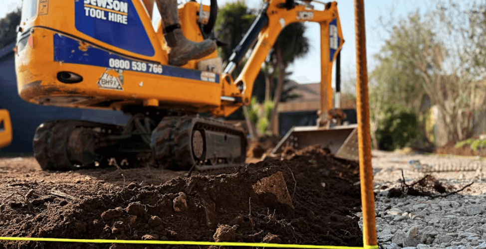 Large landscaping project taking place with the help of Jewson